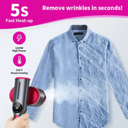 2-in-1 Portable Steam Iron